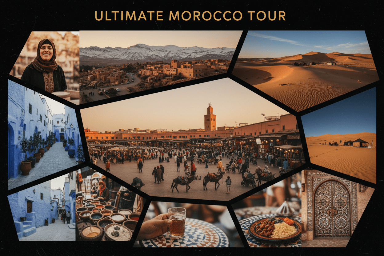 Ultimate Morocco journey desert mountains and coast – 10-Day Complete Tour