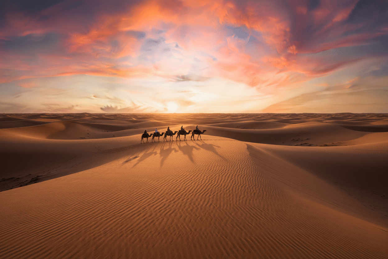 Berber camp in Erg Chebbi desert – 3-Day Sahara Tour Morocco