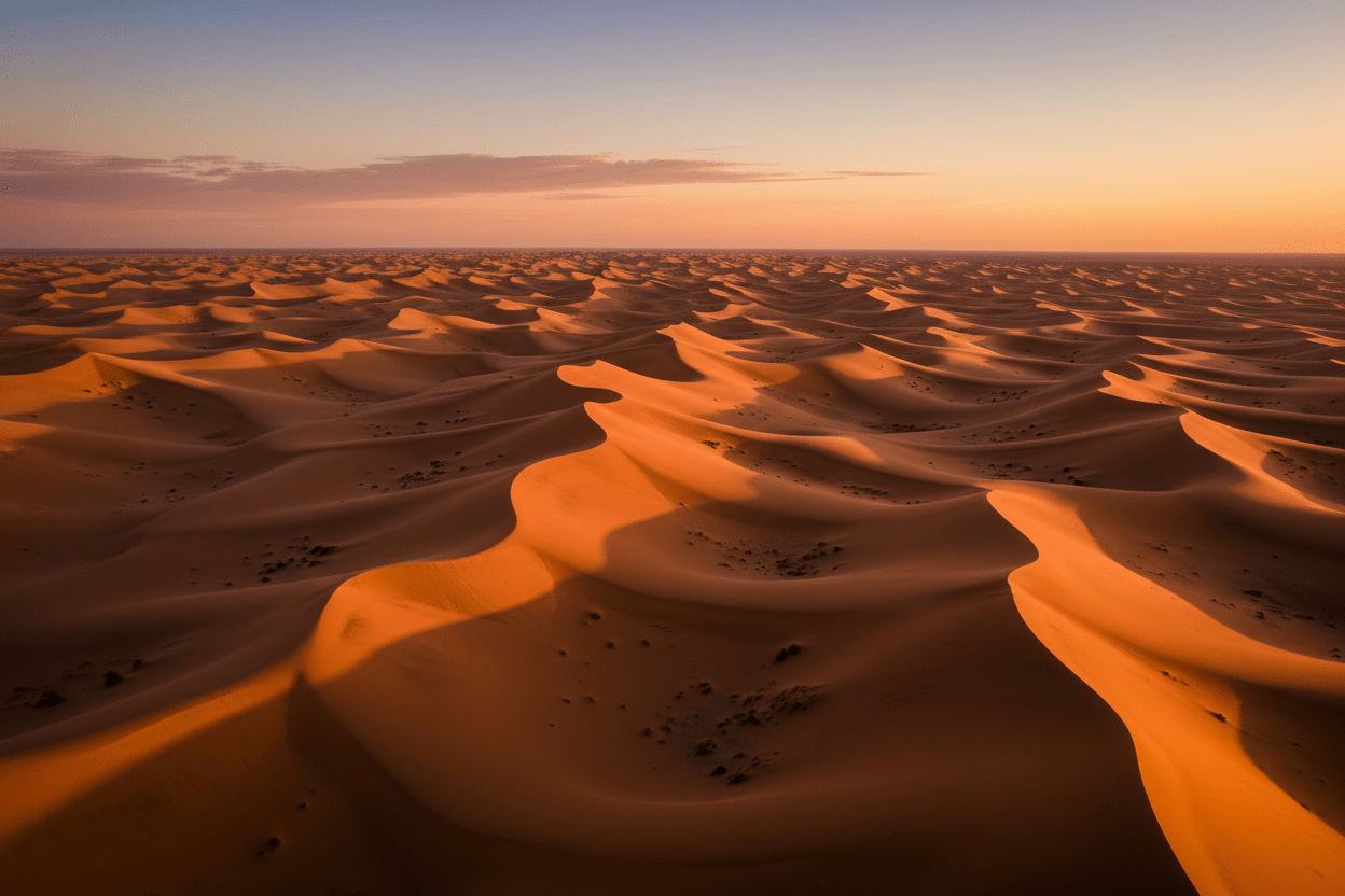 Sahara desert dunes panoramic view – 3-Day Morocco Desert Tour