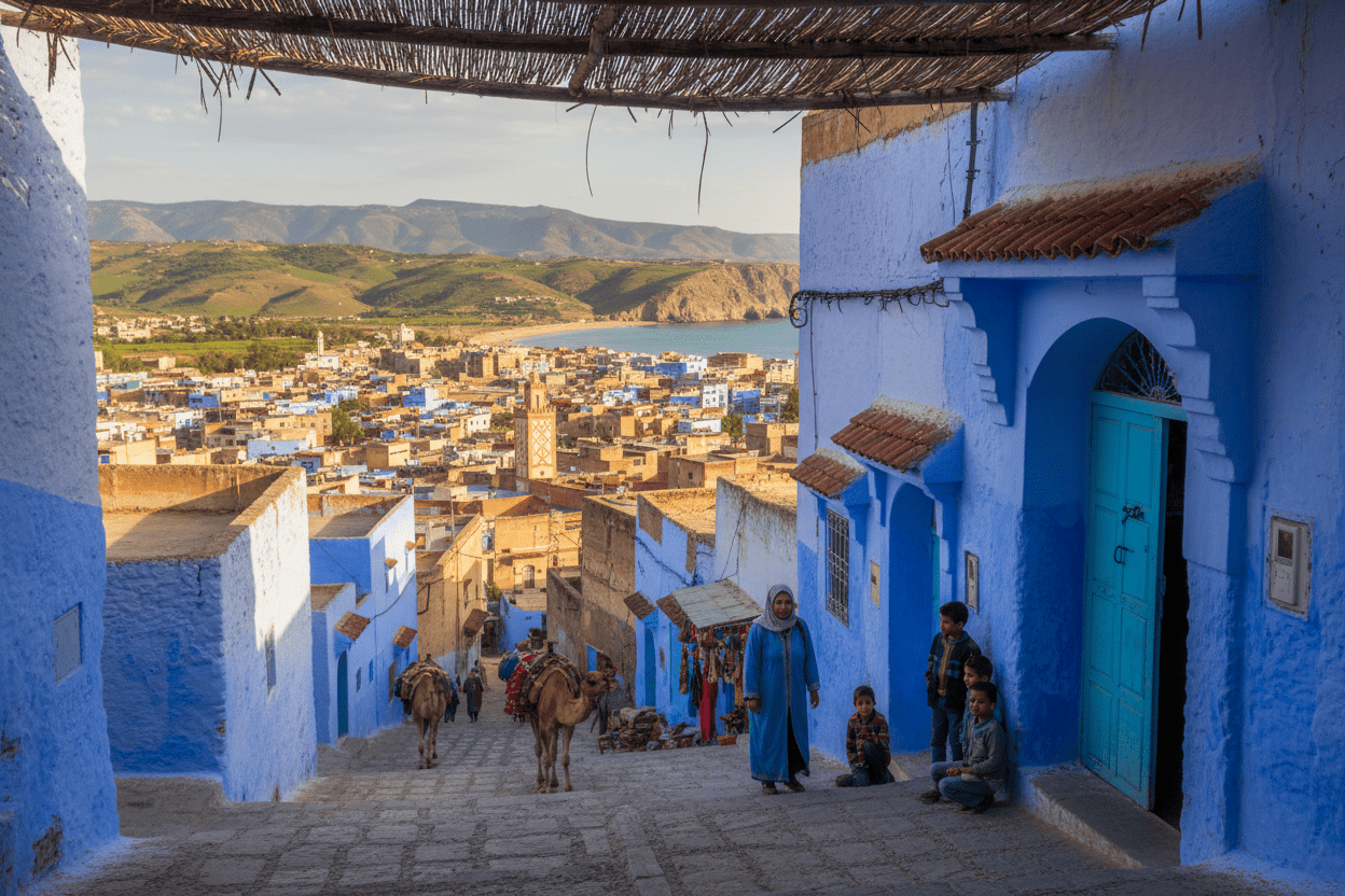 Chefchaouen blue medina and Fes tanneries – 3-Day Tour from Tangier