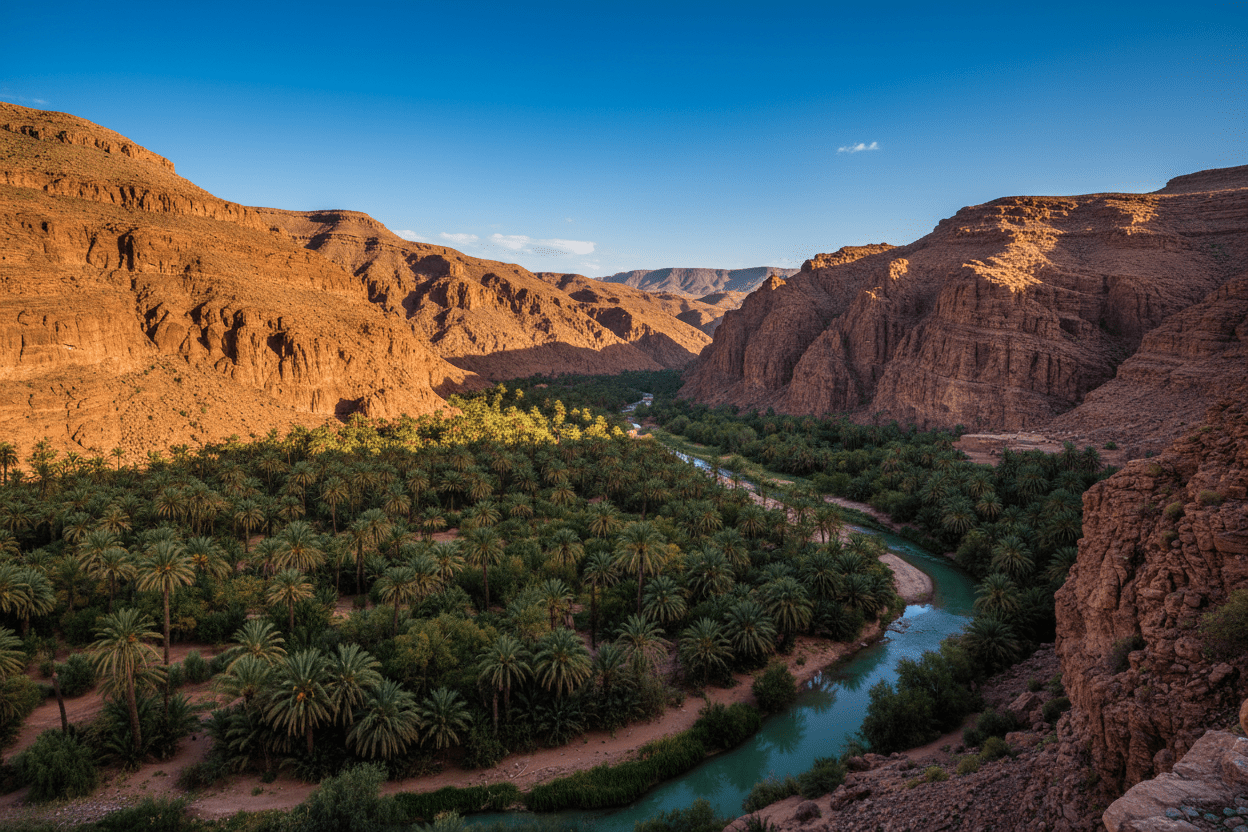 Errachidia desert gorges and palm oasis landscape – Full Day Exploration