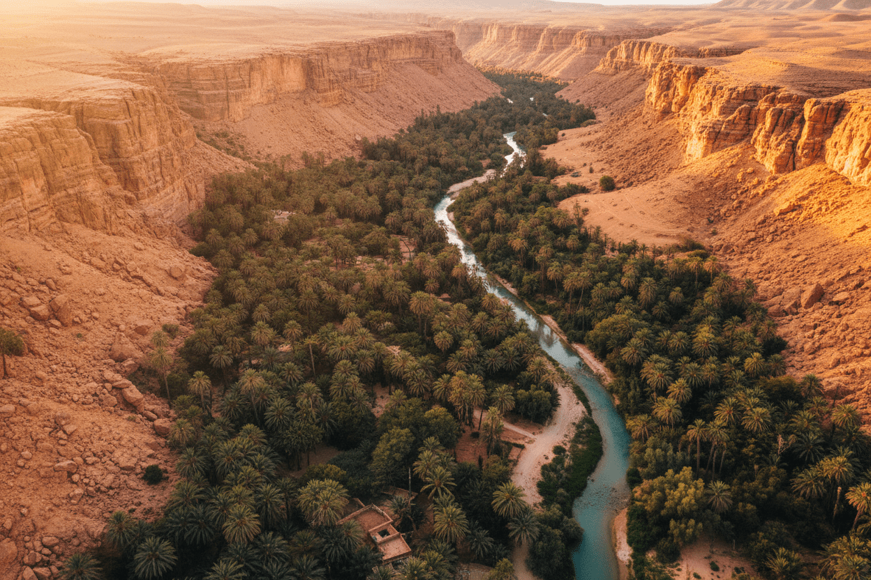 Ziz Valley palm grove gorge and oasis – Errachidia Day Trip Morocco